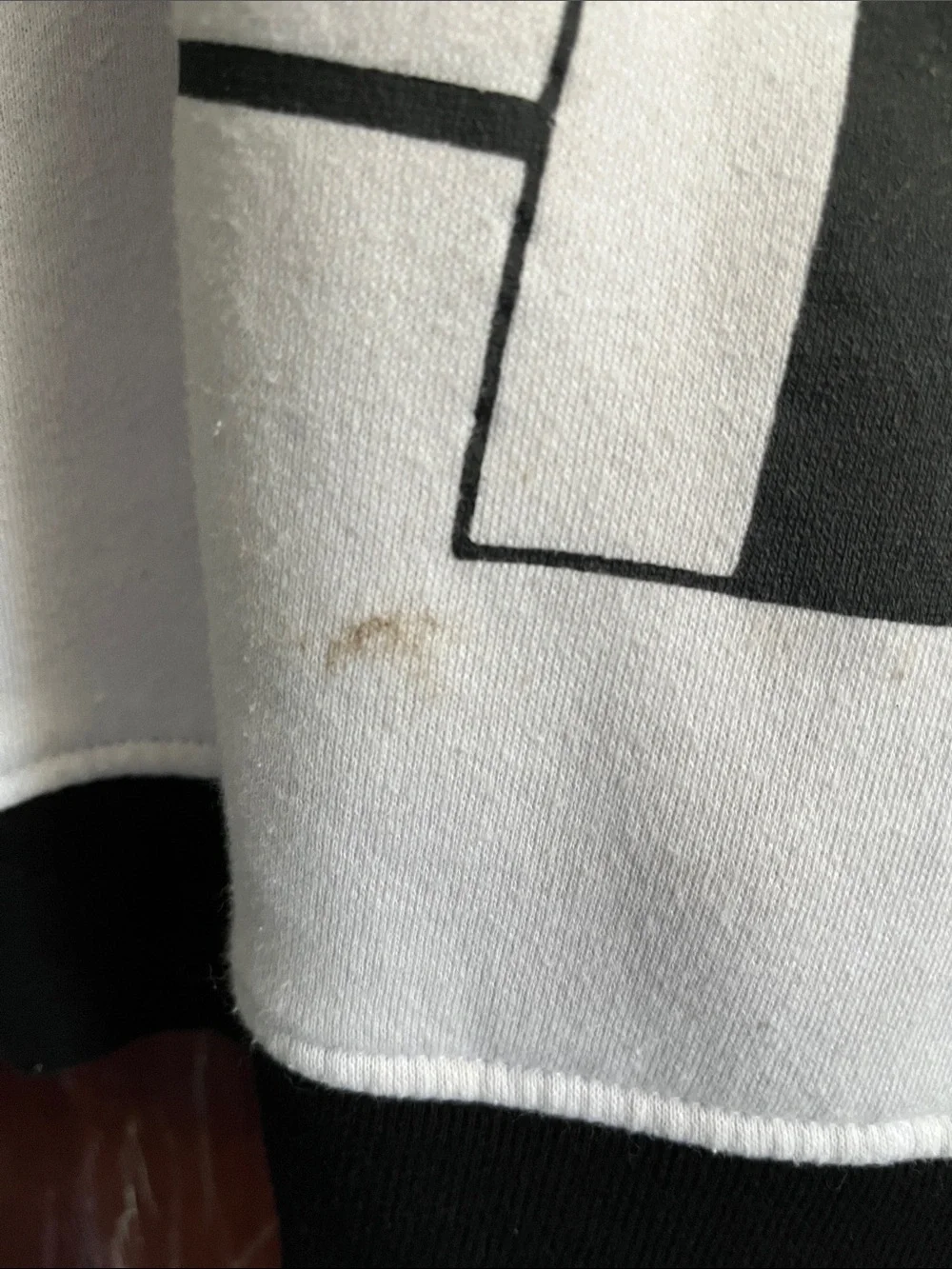 Star Wars Hoodie with Yellow Logo on Blue Tag — White & Black Accents